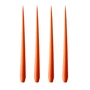 ester & erik - Bougie fouet, 32 cm, No. 16/2, vivid orange / matt (set de 4)