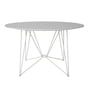 Acapulco Design - The Ring Table, H 74 x Ø 120 cm, HPL blanc / blanc