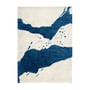Studio Zondag - Splash Tapis 170 x 240 cm, bleu / ivory