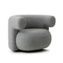 Normann Copenhagen - Burra Lounge Chair, gris (Hallingdal 0110)