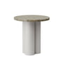 Normann Copenhagen - Dit Table d'appoint Ø 40 cm, travertine silver / sand