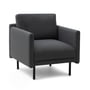 Normann Copenhagen - Rar Fauteuil, noir / Re-Born dark grey