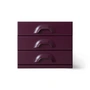 HKliving - Commode 3 tiroirs, mulberry
