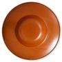 HKliving - Chef Ceramics Assiette à pâtes, Ø 28 cm, burned orange