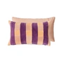 HKliving - Striped Coussin en velours, 50 x 30 cm, midsummer