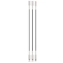 Frost - Carry Crochets de plafond, acier inoxydable brossé (lot de 3)