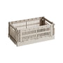 Hay - Colour Crate Corbeille S, 26,5 x 17 cm, taupe, recyclée (édition exclusive)