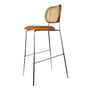 Studio Zondag - Rabbit Tabouret de bar, frêne naturel / piétement chromé