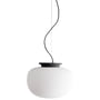 Frandsen - Supernate Lampe suspendue, Ø 38 x 29 H cm, blanc opale / noir