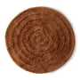 HKliving - Tapis en laine, Ø 150 cm, mahogany