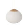 Bolia - Acorn Lampe à suspendre Ø 32 cm, chêne huilé / verre opalin mat