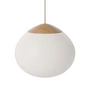 Bolia - Acorn Lampe à suspendre Ø 41 cm, chêne huilé / verre opale mat
