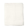 The Organic Company - Big Waffle Drap de bain & Couverture, 100 x 150 cm, natural blanc