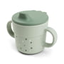 Done by Deer - Foodie Tasse à bec, Happy Dots, 215 ml, vert