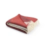 Northern - Echo Couverture en laine 130 x 170 cm, rouge