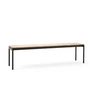& Tradition - Ville AV28 Banc de jardin, 180 x 40 cm, warm black