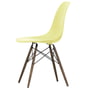Vitra - Eames Plastic Side Chair DSW RE, érable foncé / citron (patins en feutre basic dark)