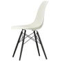 Vitra - Eames Plastic Side Chair DSW RE, érable noir / galet (patins en feutre basic dark)