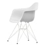 Vitra - Eames Plastic Armchair DAR RE, blanc / blanc coton (patins en feutre basic dark)