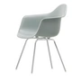 Vitra - Eames Plastic Armchair DAX RE, chromé / gris clair (patins en feutre basic dark)