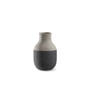 Kähler Design - Omaggio Circulare Vase, H 1 2. 5 cm, gris anthracite