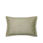 Broste Copenhagen - Linn Taie d'oreiller, 40 x 60 cm, grape leaf green