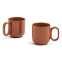 HAY - Barro Gobelet avec anse, terracotta (set de 2)