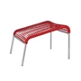 Fiam - Mya Spaghetti Tabouret de pied, aluminium / rouge