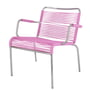 Fiam - Mya Spaghetti Fauteuil de détente, aluminium / rose