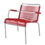 Fiam - Mya Spaghetti Fauteuil de détente, aluminium / rouge