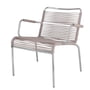 Fiam - Mya Spaghetti Fauteuil de détente, aluminium / taupe