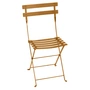 Fermob - Bistro Chaise pliante en métal, pain d'épice