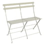 Fermob - Bistro Banc pliable 2 places, gris argile