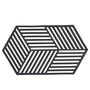 Zone Denmark - Hexagon Dessous de verre large, noir