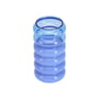 Design Letters - Bubble - 2 en 1 Vase & Bougeoir, H 13,5 cm, blue / milky blue