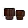 House Doctor - Pile Pot de fleurs, marron (set de 2)