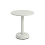 Muuto - Linear Steel Outdoor Table basse, Ø 42 x H 47 cm, gris RAL 7044