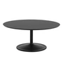 Muuto - Soft Table basse, Ø 95 cm, H 42 cm, noir