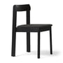 Form & Refine - Blueprint Chaise, laquée noir / noir 376 (Hallingdal 65)