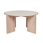 OYOY - Lune Table d'appoint Ø 84 x 40 cm, naturel / blanc