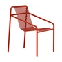 OUT Objekte unserer Tage - Ivy Fauteuil de jardin, rouge terre de sienne