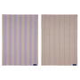 Mette Ditmer - Stripes Essuie-mains, sable (lot de 2)