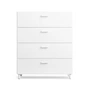 String - Relief Commode avec pieds, large, 82 x 41 x 92,2 cm, blanc