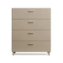 String - Relief Commode avec pieds, large, 82 x 41 x 92,2 cm, beige