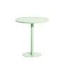 Petite Friture - Week-End Table de bistrot Outdoor, Ø 70 cm, vert pastel