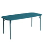 Petite Friture - Week-End Table, 180 x 85 cm, bleu océan