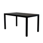 Fiam - Aria Table à rallonges, 140 / 200 x 80 cm, noir