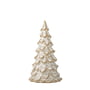 Bloomingville - Auden Sapin de décoration, H 14 cm, blanc