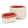 Cam Cam Copenhagen - Paniers de rangement matelassés, berries (lot de 2)