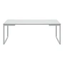 Softline - Mirror Table basse, large, laquée blanc